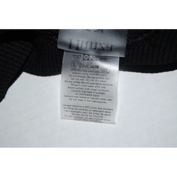 NWOT HUNZA G DOMINO ONE-PIECE SWIMSUIT BLACK WOMEN'S ONE SIZE - Picture 15 of 16